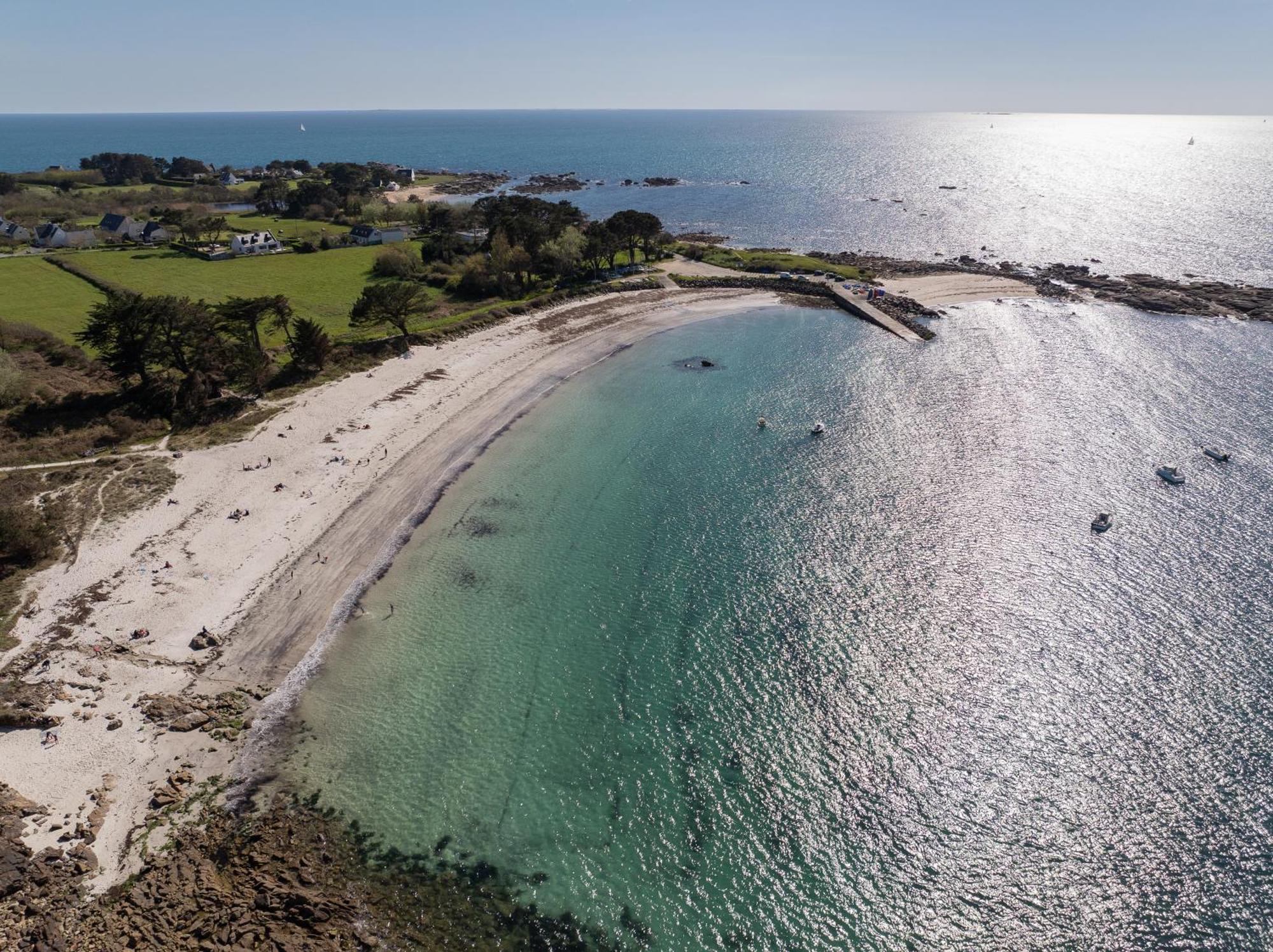 La Longere De La Plage Trégunc Eksteriør billede